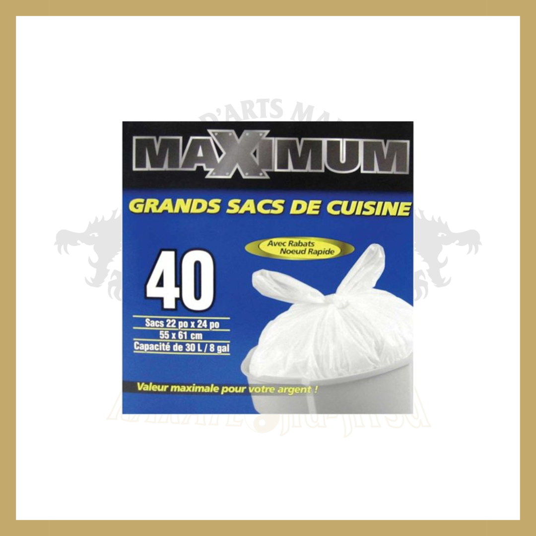 Sacs à ordures de cuisine Maximum – Image 1